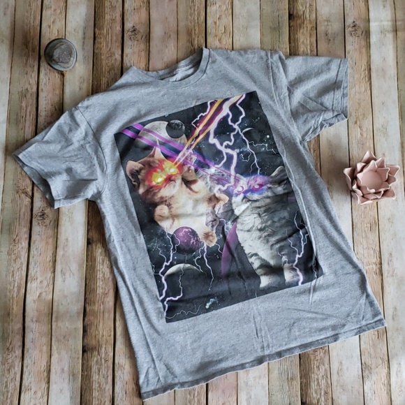 A.lab Other - Cosmic Lazer Cat tshirt